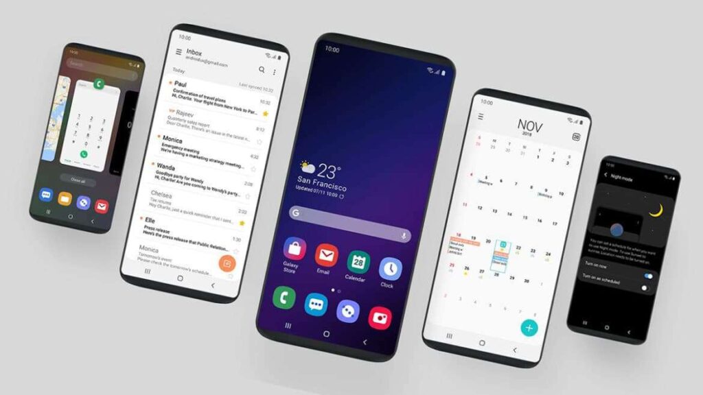Samsung Android Pie One UI