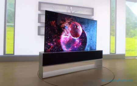lg signature oled tv r rollable