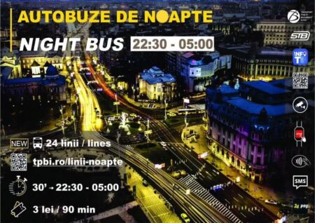 Bucuresti 3 linii noi pentru transportul public de noapte începând cu data de 23:24 iunie 2023