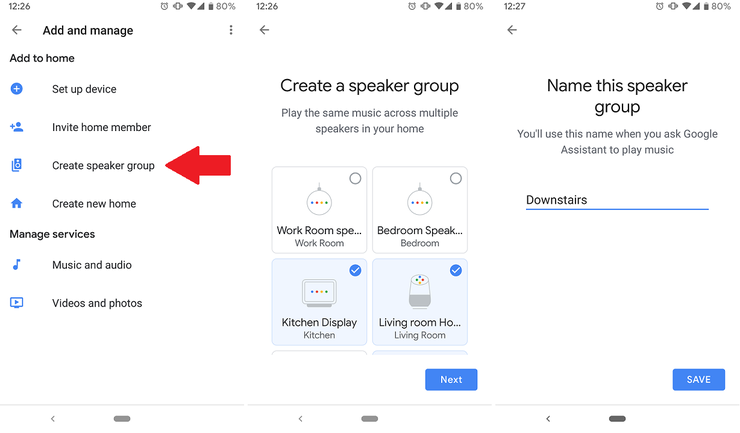 add devices to a group