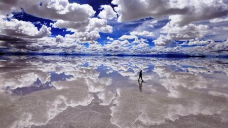 Desertul de sare Salar de Uyuni Bolivia