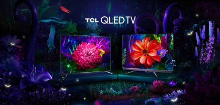 Seria TCL QLED TV C71 seria TCL QLED TV C81 de la stanga la dreapta