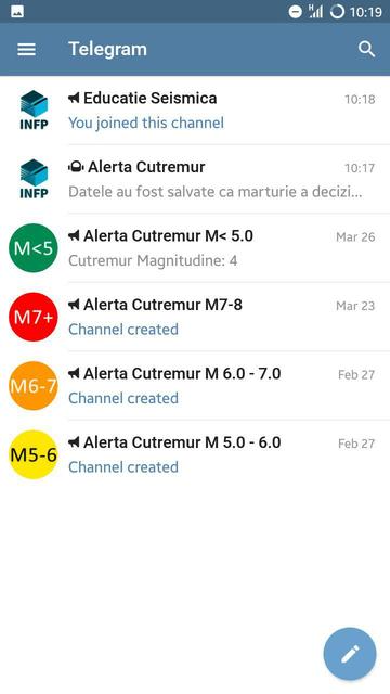 Alertare producere cutremur pe telefon inainte sa se produca