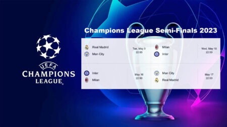 Champions League Semi Finals 2023 match schedule, date, time and teams involved