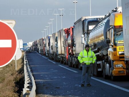 camioane autostrada franta afp
