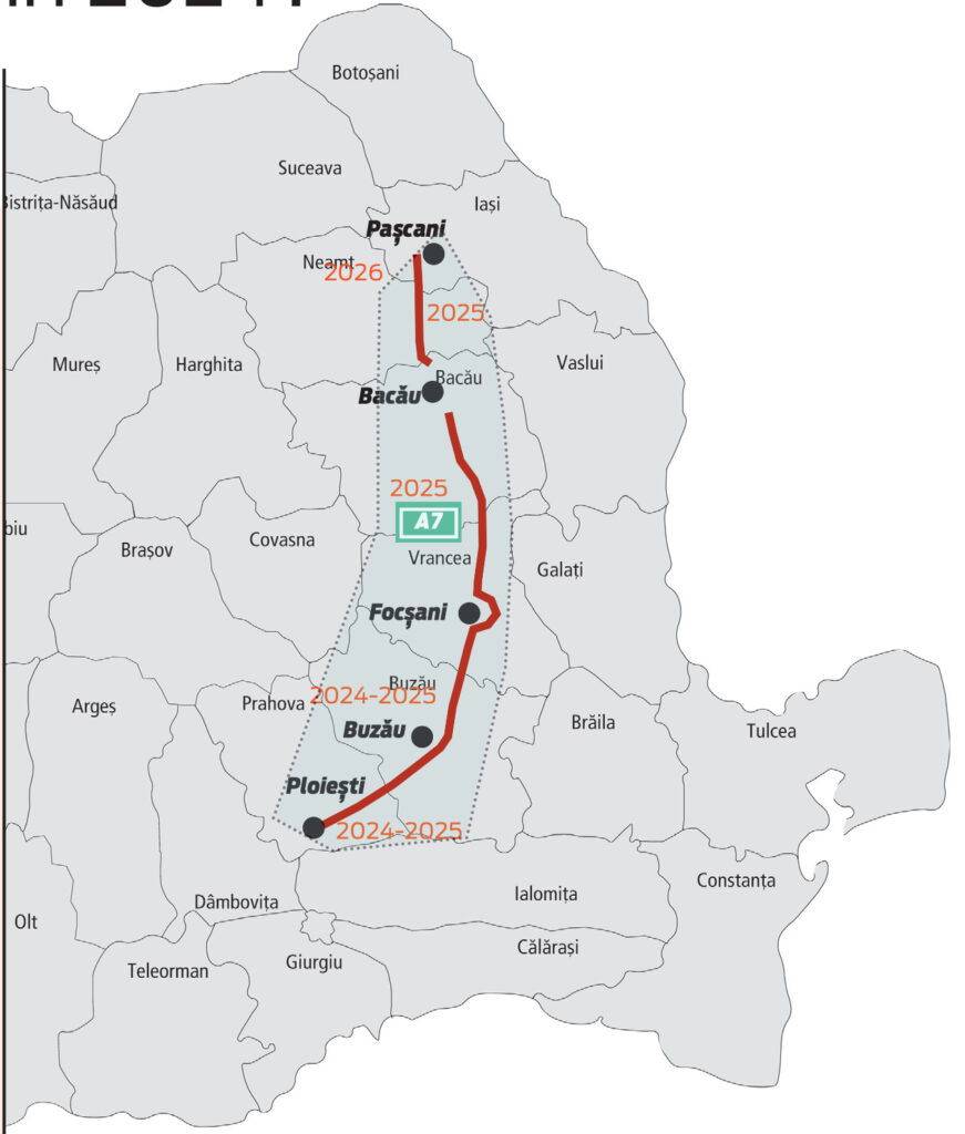 Autostrada Moldovei se apropie de inaugurarea primelor loturi. Ce bucăţi vor fi gata în 2024?