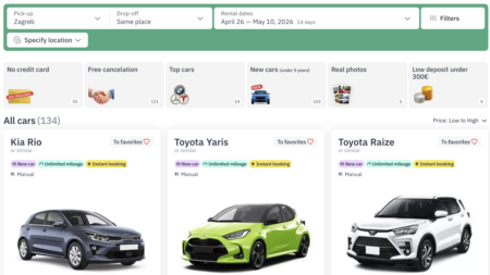 Car Hire Zagreb No Deposit